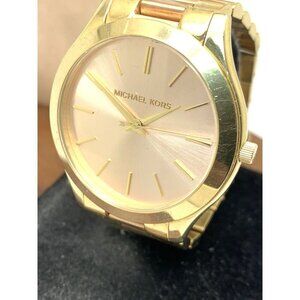 Michael Kors Women's Watch MK3493 Runway Quartz Two Tone Stainless Steel 42mm